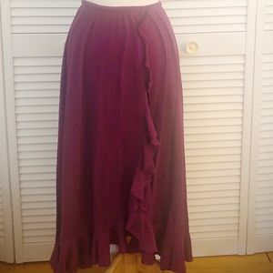 Free People: Beach purple skirt
